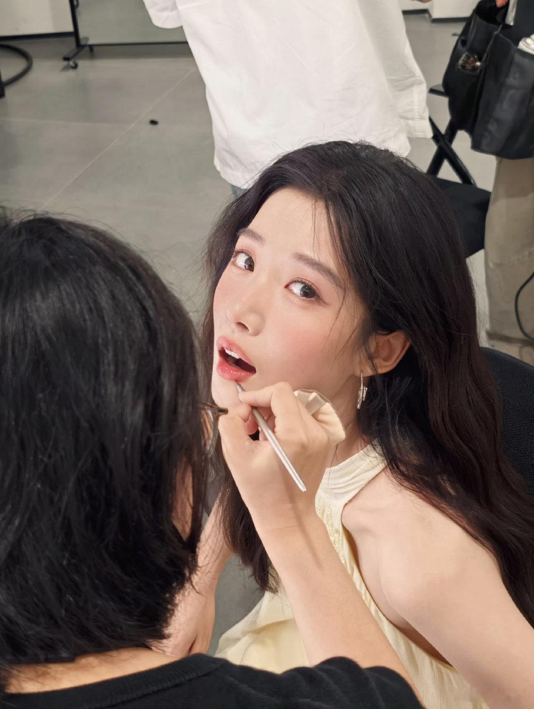 #卢昱晓#森系女孩💚​