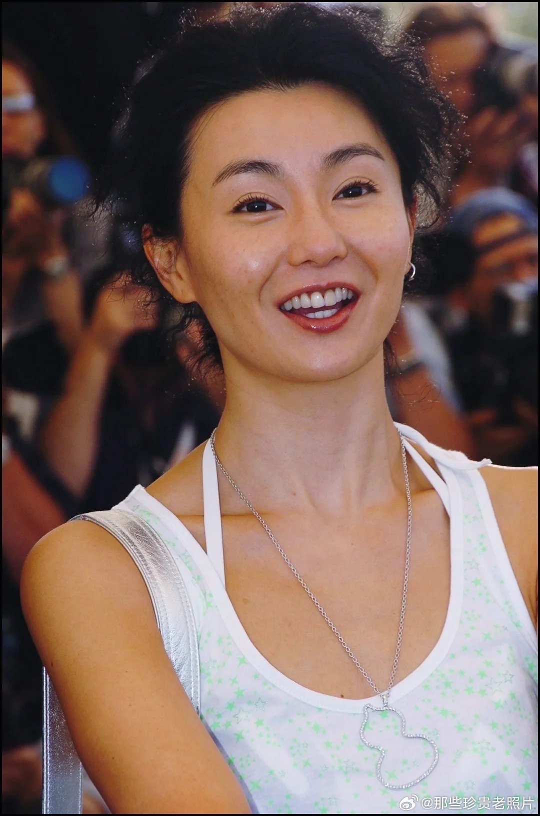 2004年戛纳电影节现场的张曼玉