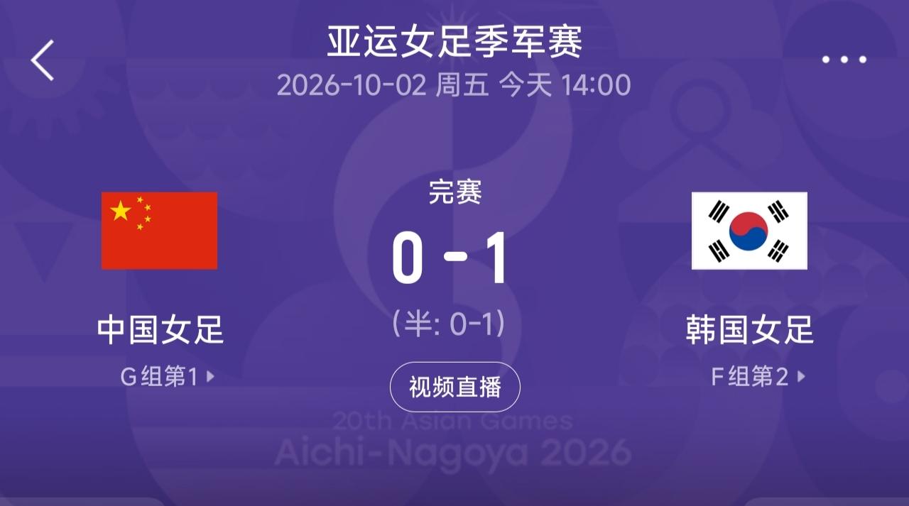 0:1不敌韩国女足，中国女足在亚运会女足无缘奖牌，曾经的“铿锵玫瑰”凋谢本场对