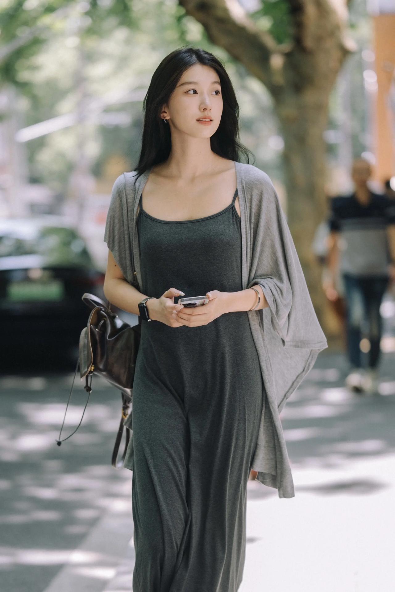 街拍，精致美女美女人像群高清美女