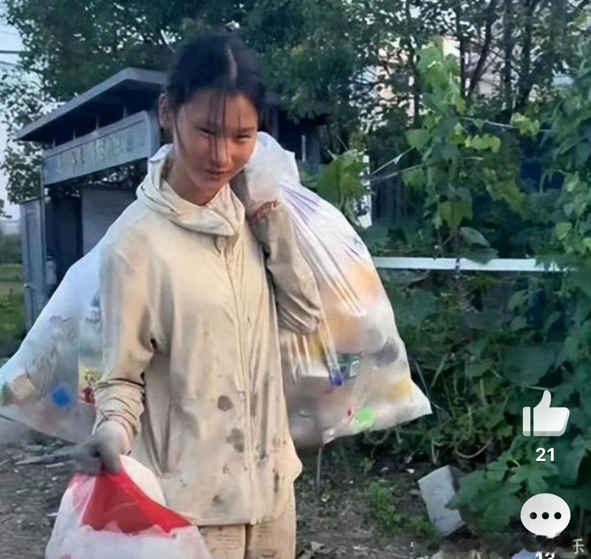 台州19岁女孩捡垃圾成超模，首先要感谢爹妈给了一副好身材，如果没有1.8米的个子