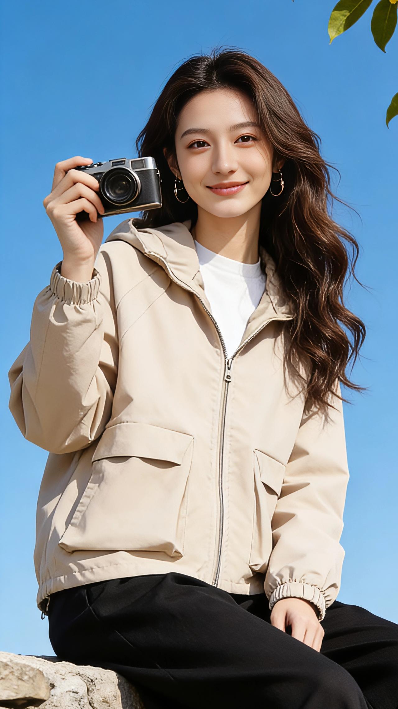 风与镜头的诗行风从石缝里钻出来，带着远山的清冽，拂过发梢时，把几缕碎发轻轻