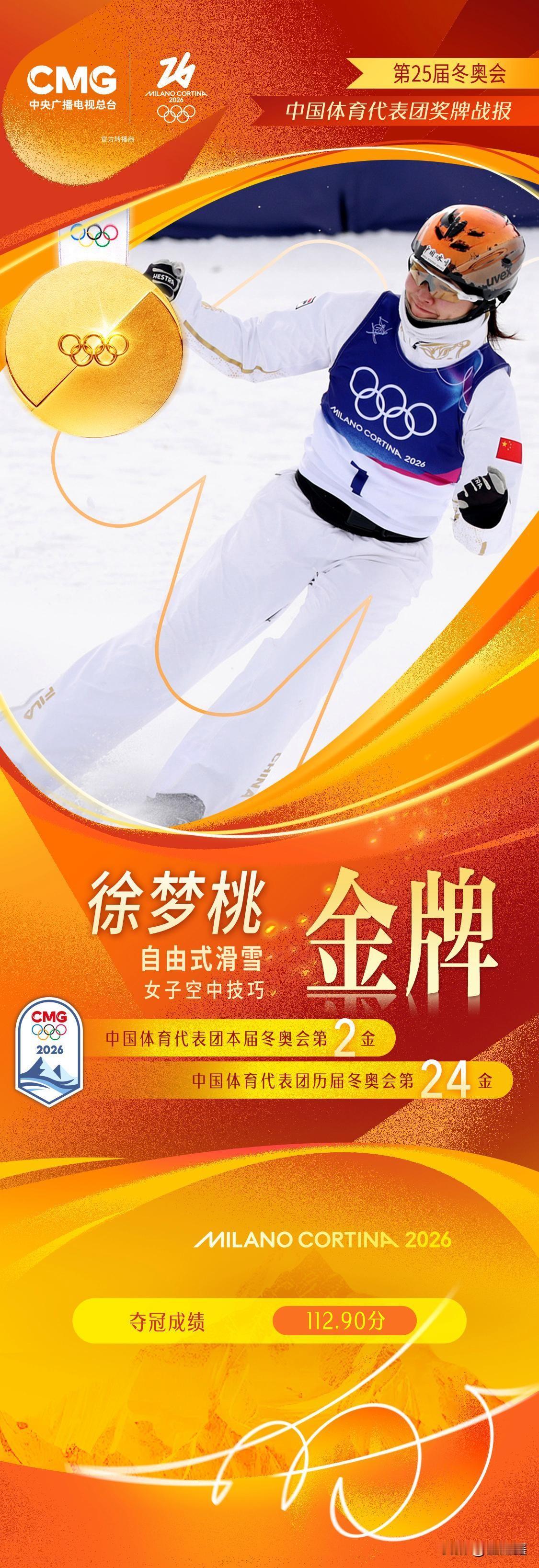 🎂一日双金！徐梦桃卫冕封神，中国队霸气包揽冠亚！谁敢在36岁“高龄”再次挑