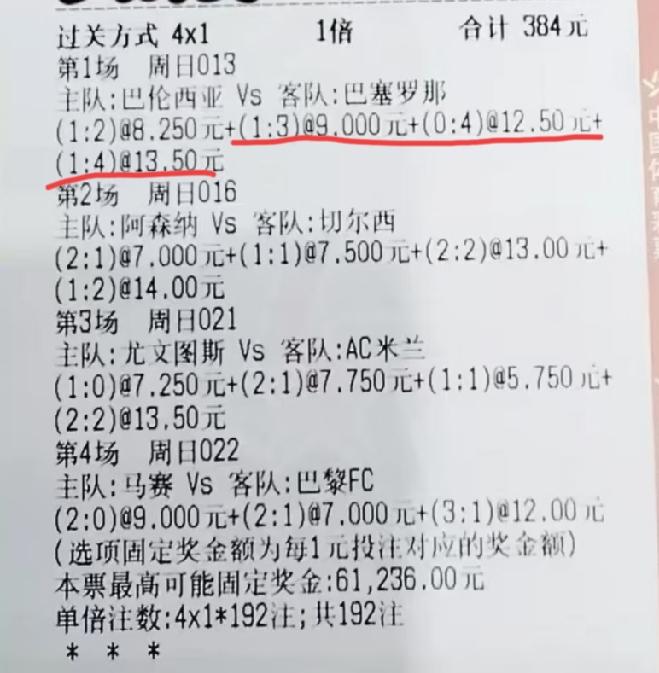 巴萨开场10分钟，就已经2:0领先巴伦西亚了，这张彩票还有机会吗？不会第一场就被