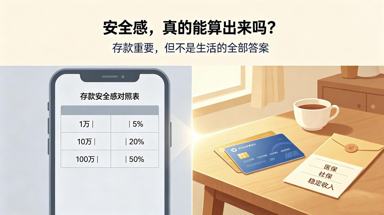 存款越多越有安全感？那张刷屏对照表，骗了无数普通人网上一张家庭