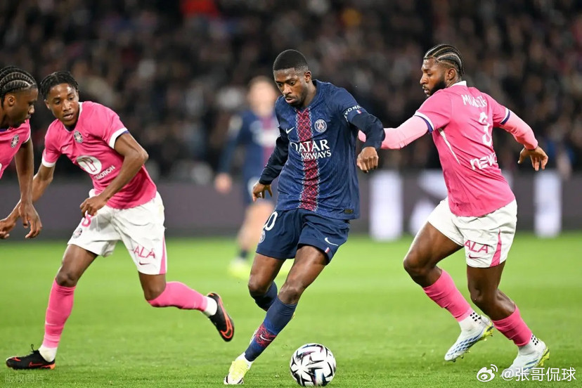 登贝莱双响！巴黎3-1力克图卢兹全取三分北京时间4月4日，法甲第28轮焦点战，巴