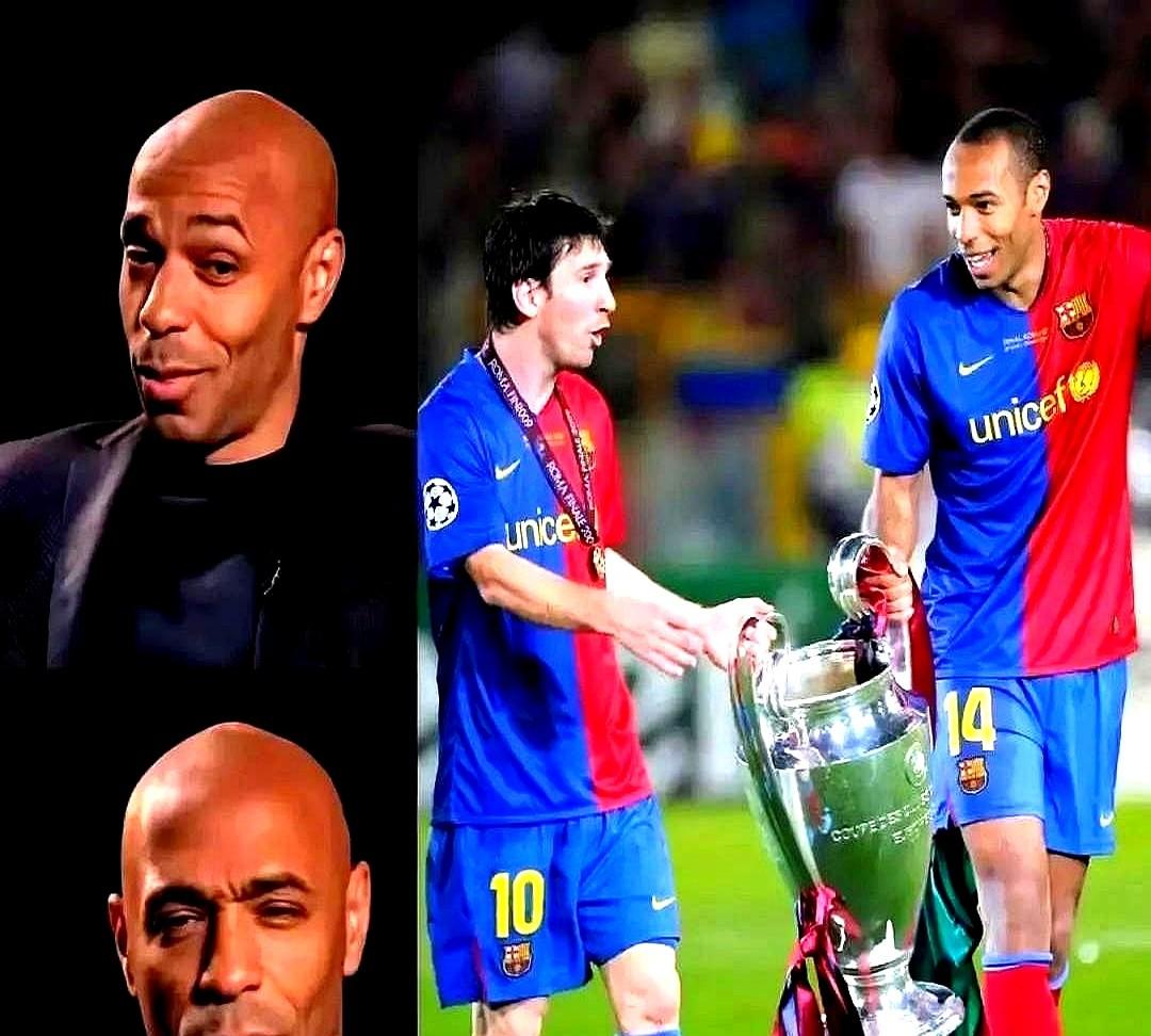 亨利在节目里聊到当年巴萨训练，说梅西被队友连铲几脚。他没跟人吵，也没嚷嚷，自己