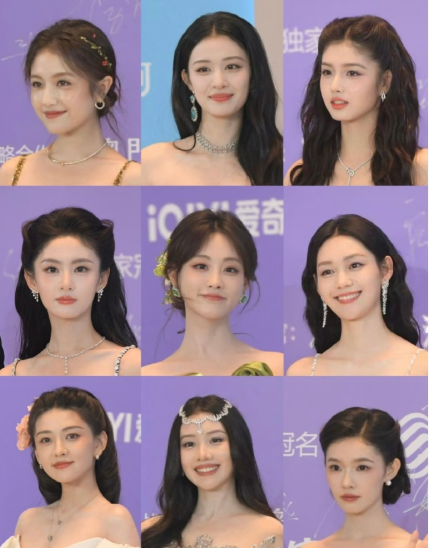 看看艺人们的尖叫之夜红毯生图