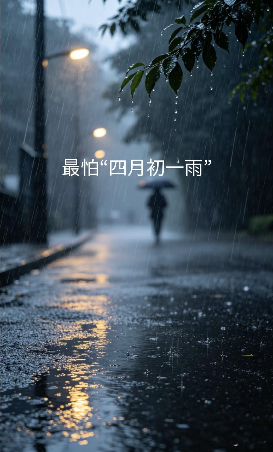 今日四月初一，老人说最怕“四月初一雨”，四月初一下雨啥预兆？农历四月初一为朔日