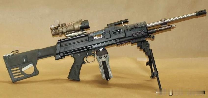 用无壳弹的LSAT轻机枪