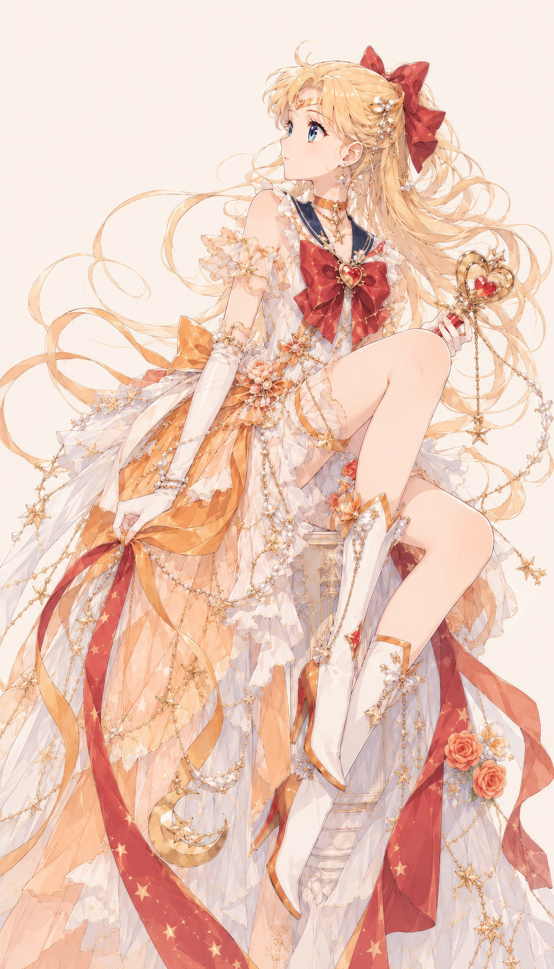 谁说美少女战士没有高定时装，这套壁纸也太美了吧！动漫仲夏狂欢季盛夏壁纸大放送美