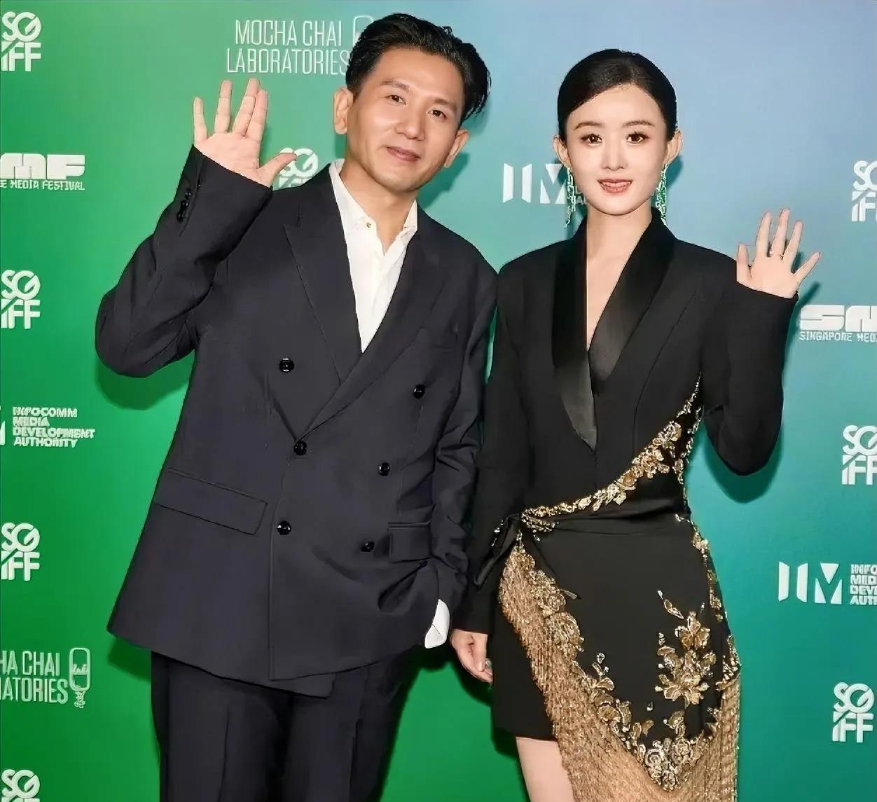冯绍峰估计后槽牙都要咬碎了赵丽颖以前传林更新也就算了现在又是赵德胤，别的不说