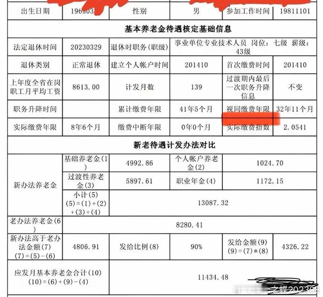 热源微博评论区的一张图视同缴费年限​​​
