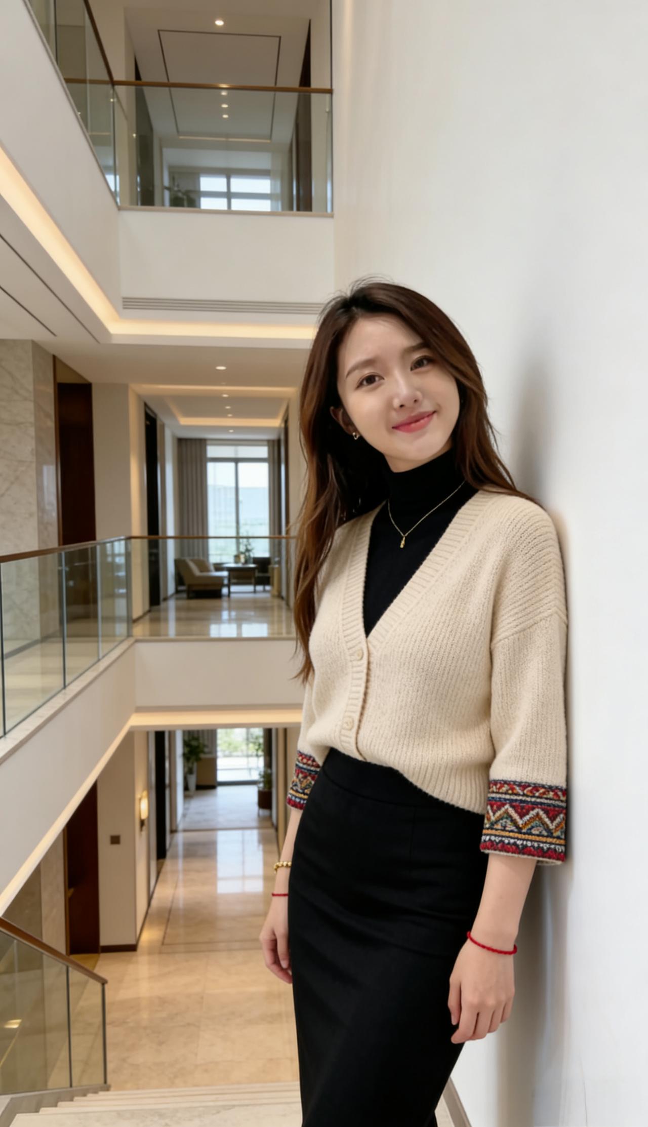 在职场上班，就一定要穿的成熟嘛。谈生意就容易成功？