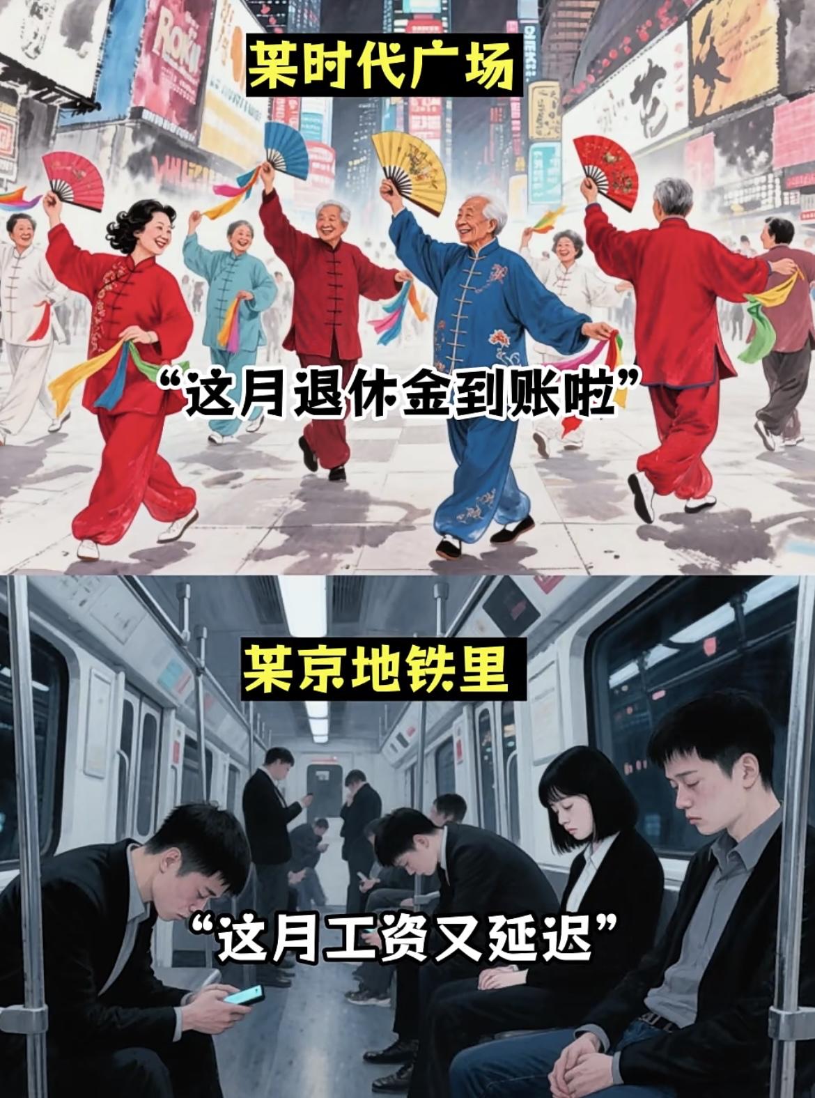 “当下生活的老年人与年轻人”[加油][加油][加油]