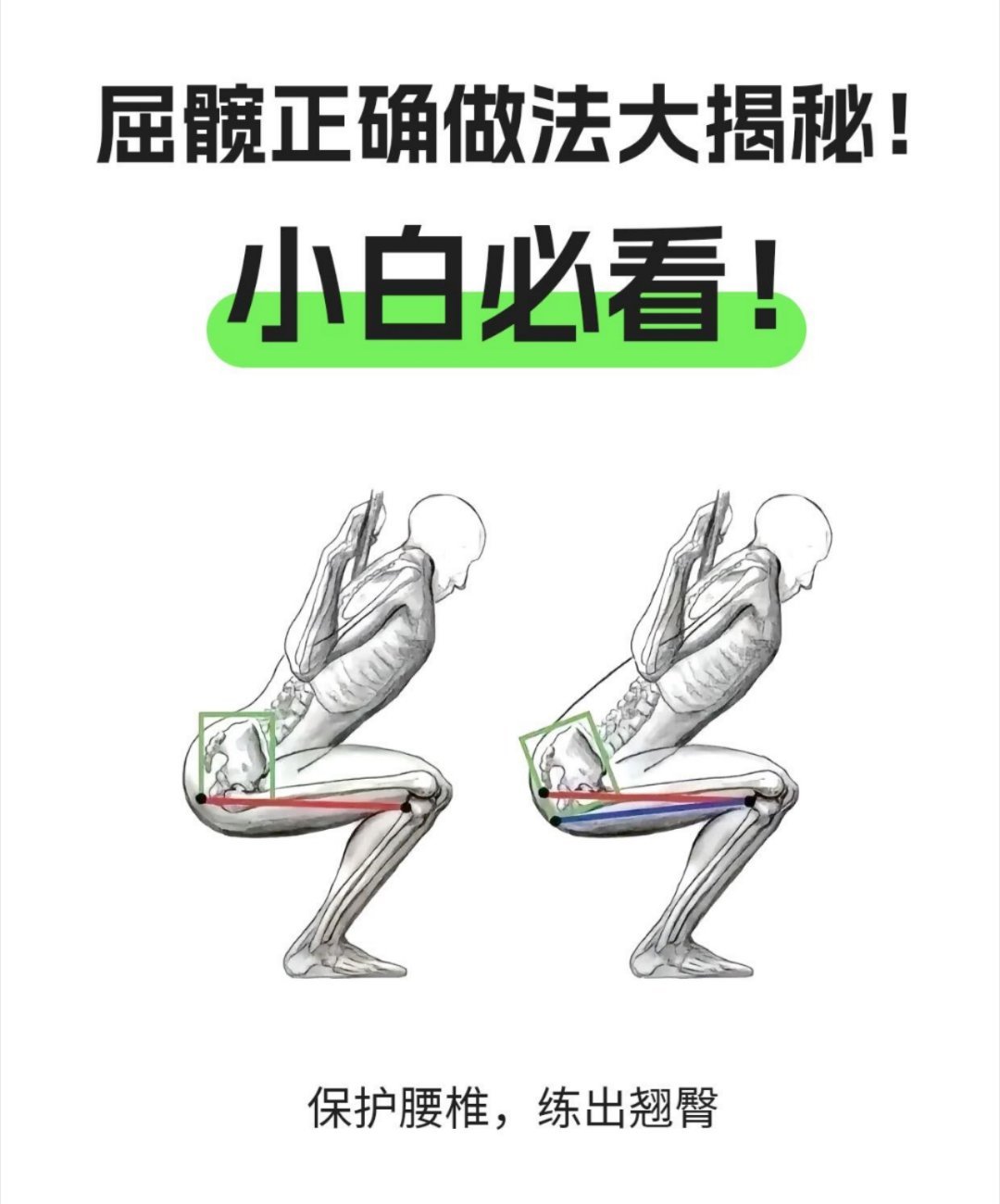 练臀先练髋｜告别无效深蹲宝子们，在运动健身的时候，是不是常常感觉发力很奇怪，而且