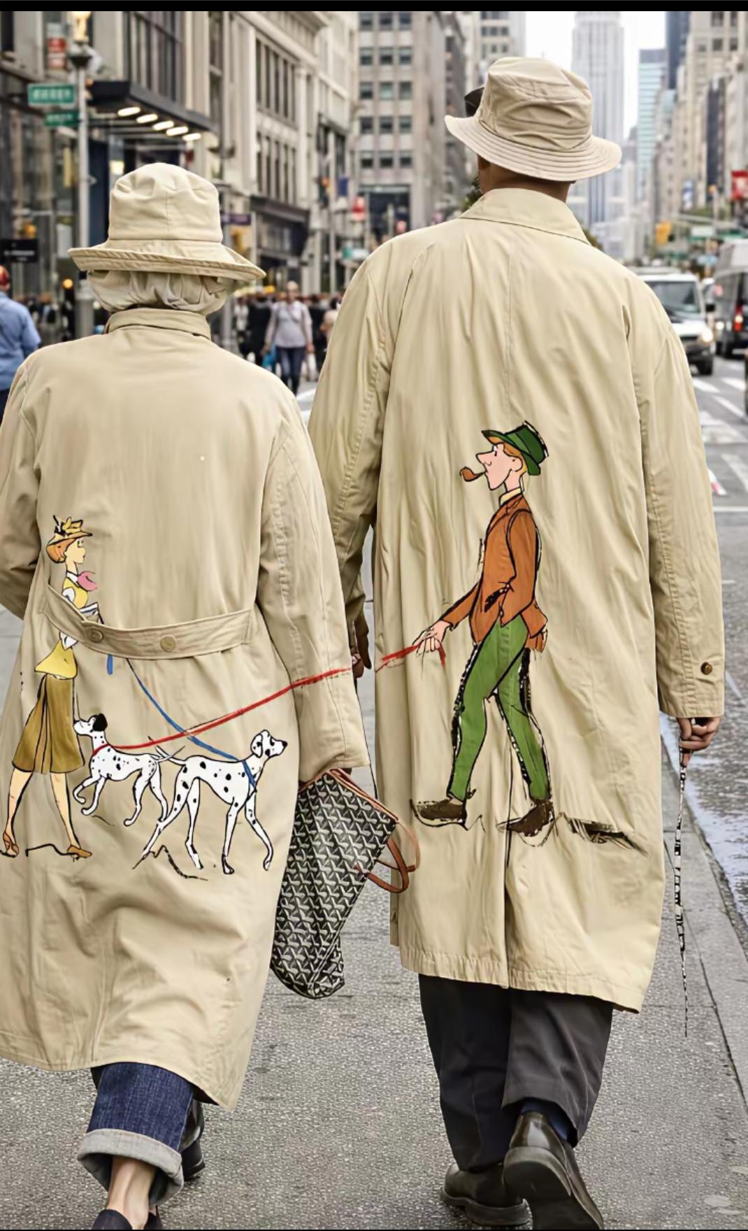 这样的情侣风衣，你也会想淘件吗？