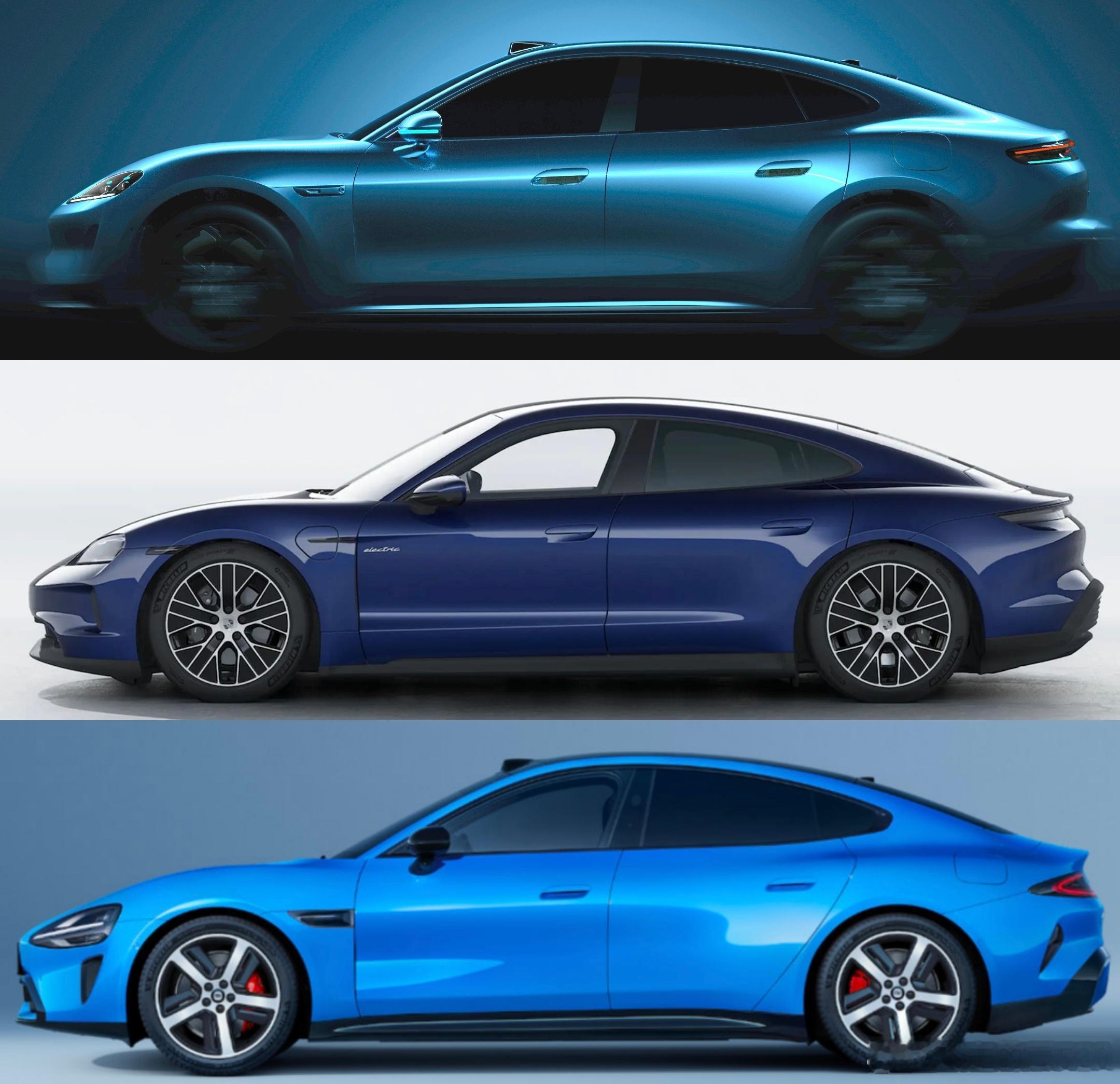 好看的车，比例都差距不大美，就是一眼的事情雷军官宣新一代su7尚界轿跑新车z7官