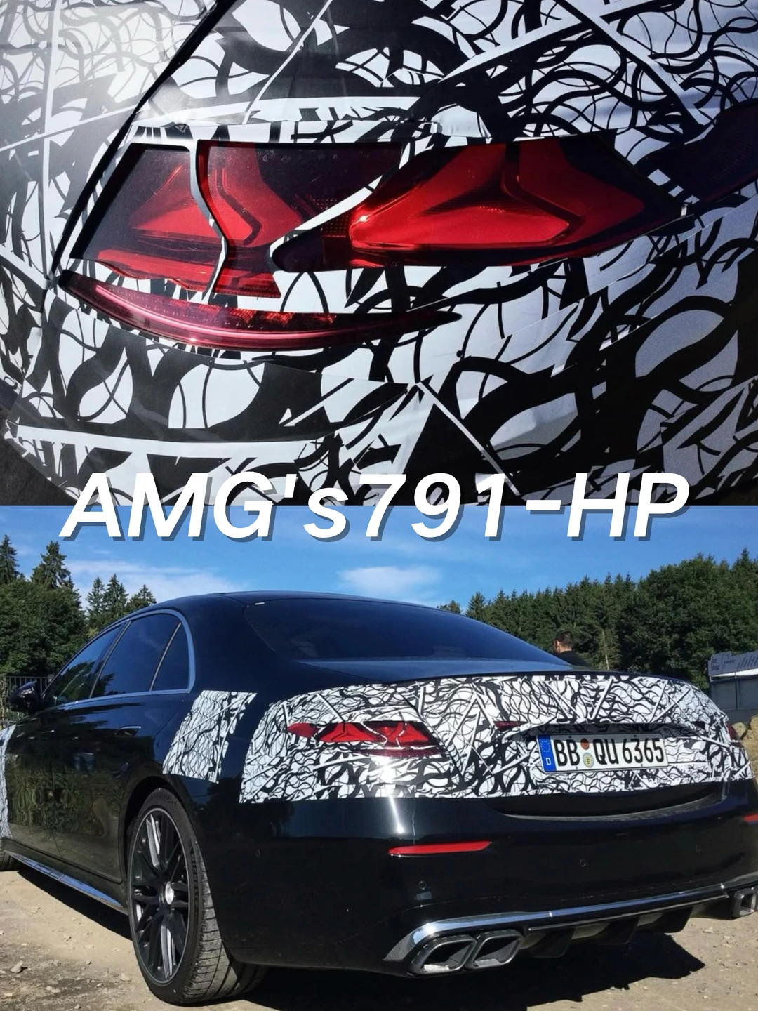 奔驰AMG S63谍照，你到底想搞什么？星星灯啊