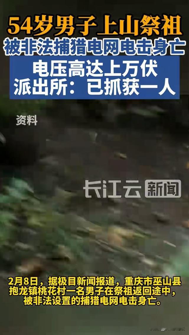 重庆，54岁男子上山祭祖，结束后给家里人打电话让来接自己，家人到了后给他打电话打