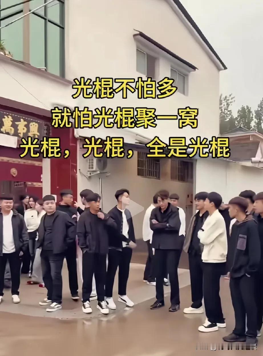 现在村里面啥都缺，就不缺这些半拉橛子。这还有半个多月过年了，村里的小伙子们都回来