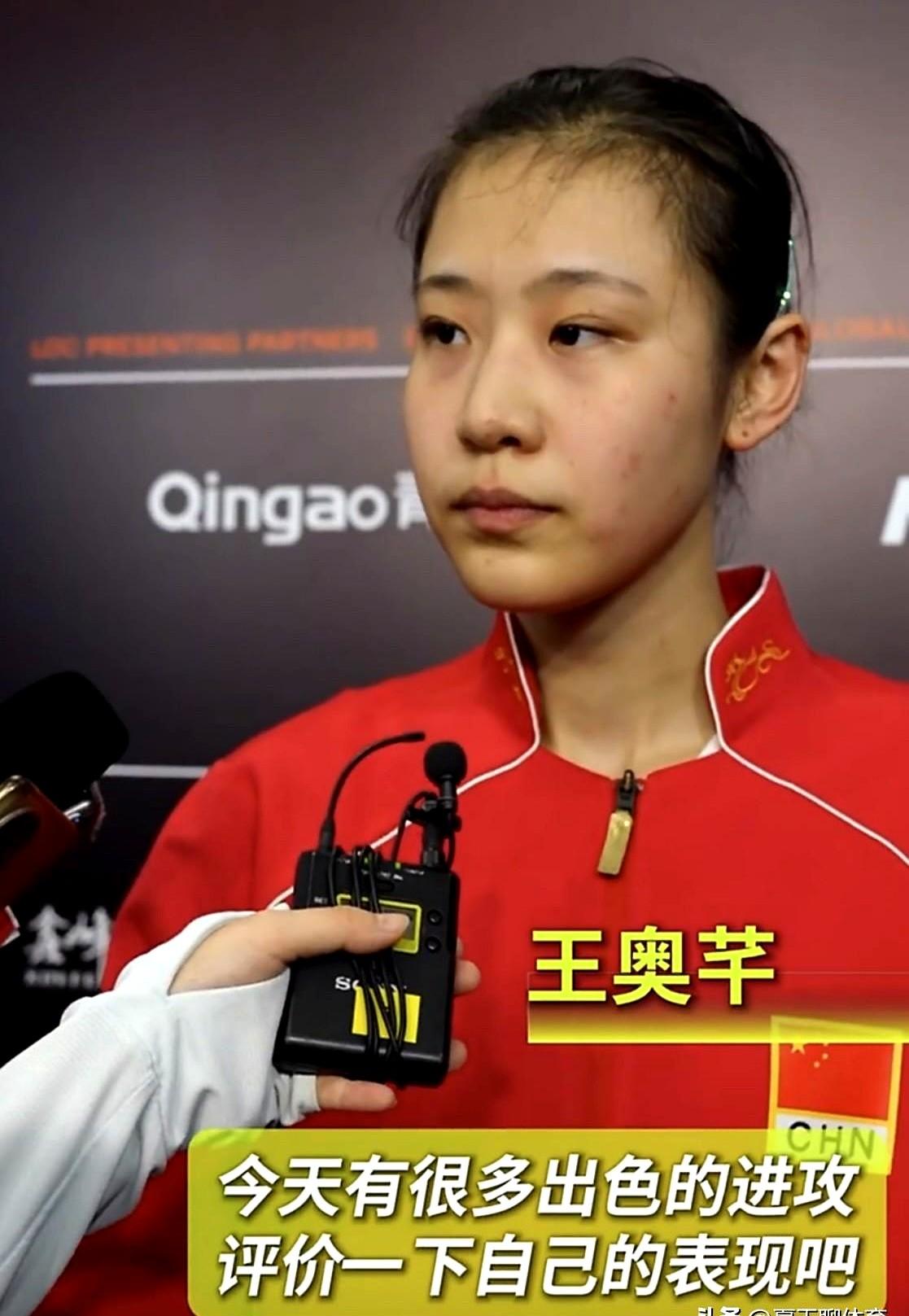 成熟又高情商的王奥芊！赛后采访时，她大大方方把所有责任都揽过来，说只要二传敢给