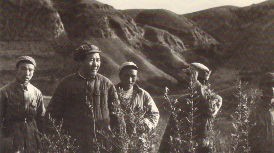 1935年10月18日深夜，陕北吴起的一户老乡家里，一碗热气腾腾的羊肉面摆在土炕
