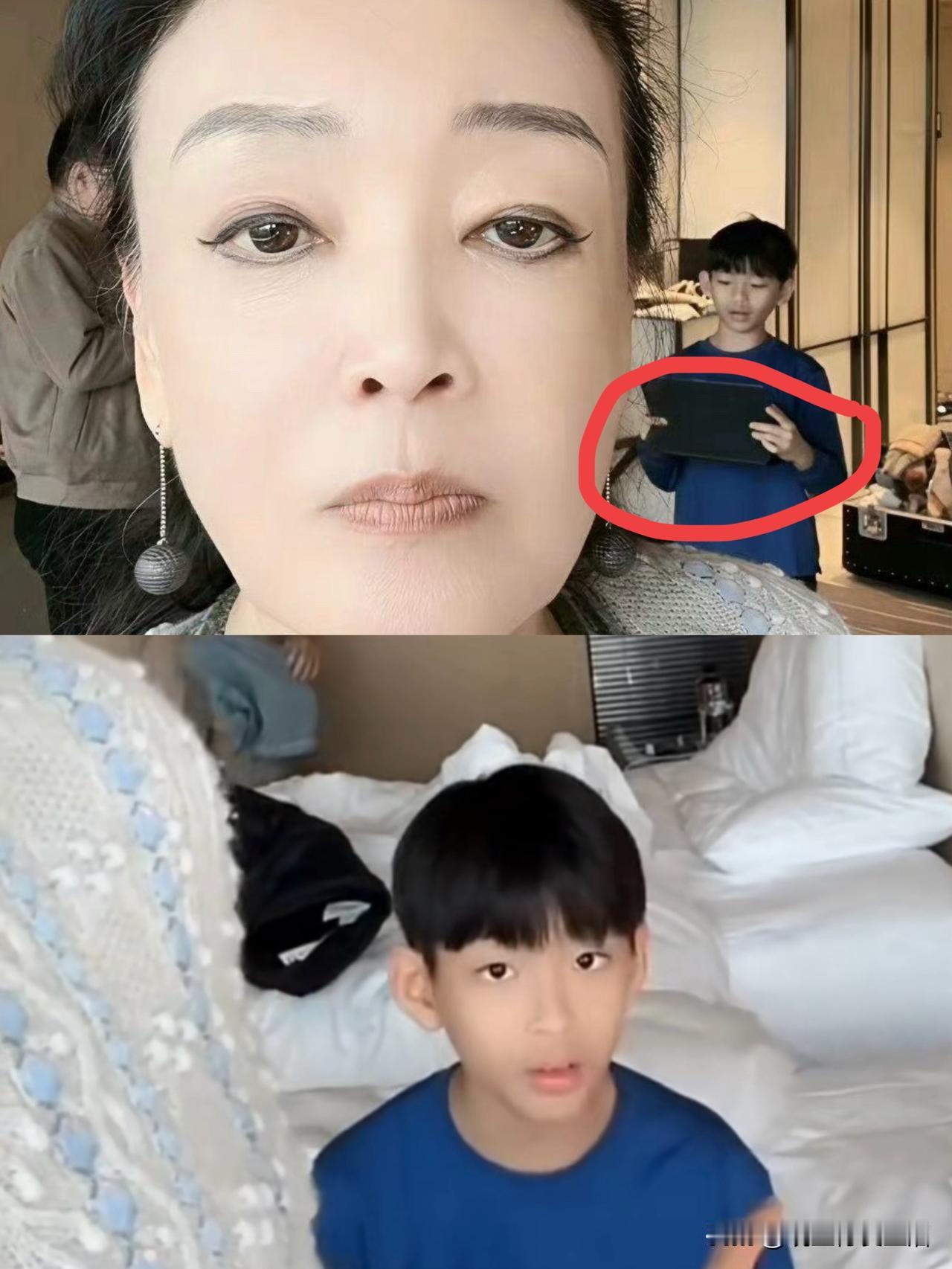 小玥儿背影像大S，小箖箖脸蛋像汪小菲，张兰晒出与孙子女互动，还有熊猫叫！果然