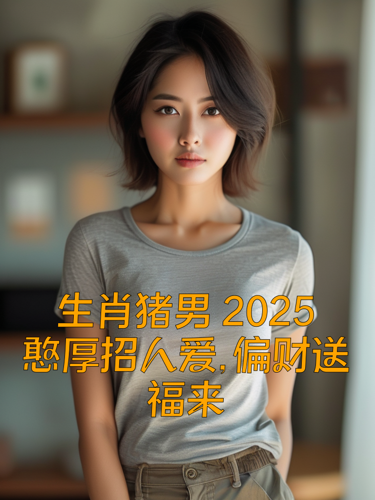 生肖猪男2025：憨厚招人爱，偏财送福来