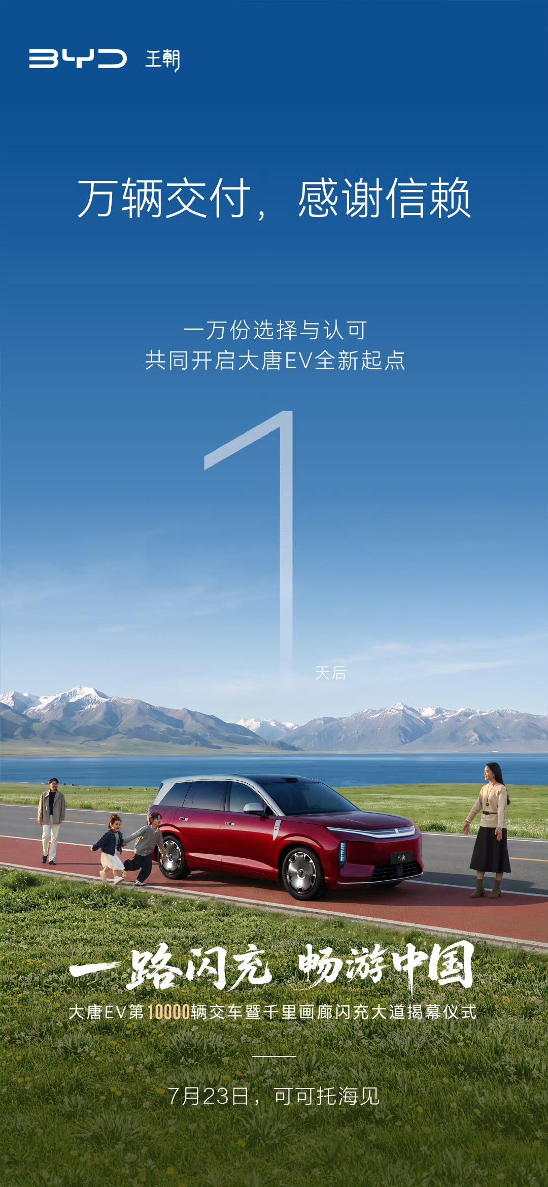 比亚迪大唐确实卖的好，交付10000辆，均价超26万的车没想到来的这么快，比