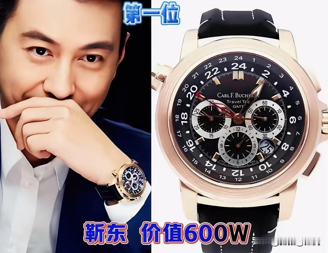 靳东、韩雪、潘玮柏6位明星的天价手表，炸出娱乐圈最扎心的真相：贫穷限制了我的想象