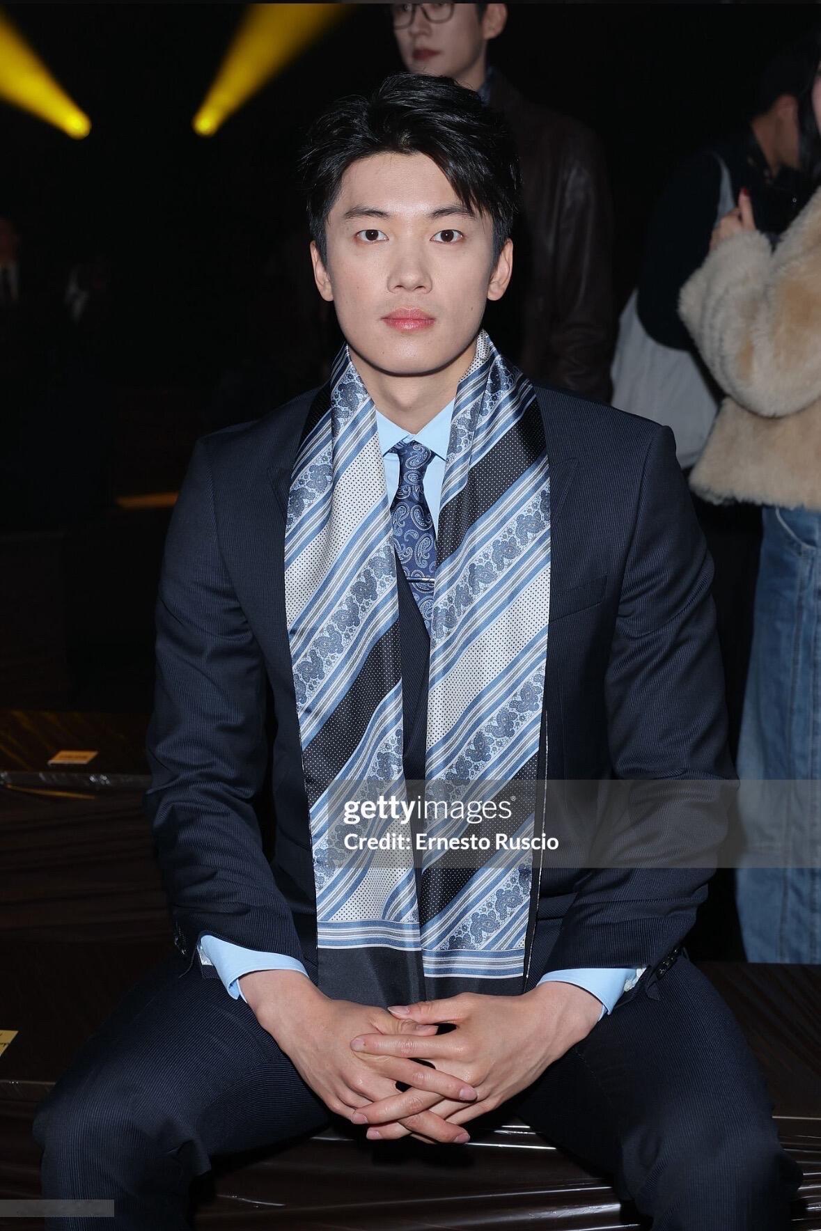 米兰时装周G社拍的汪顺怎么这么帅