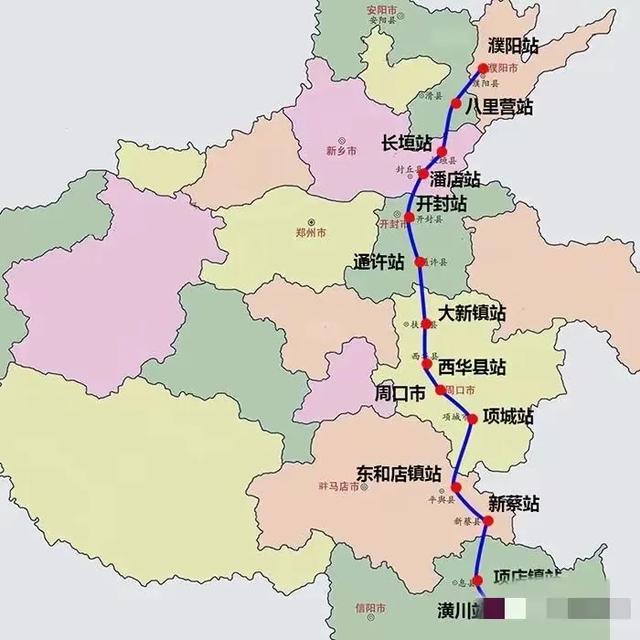 先修开封到周口城际铁路吧，从开封火车站引出，在祥符区，通许，杞县，太康，淮阳