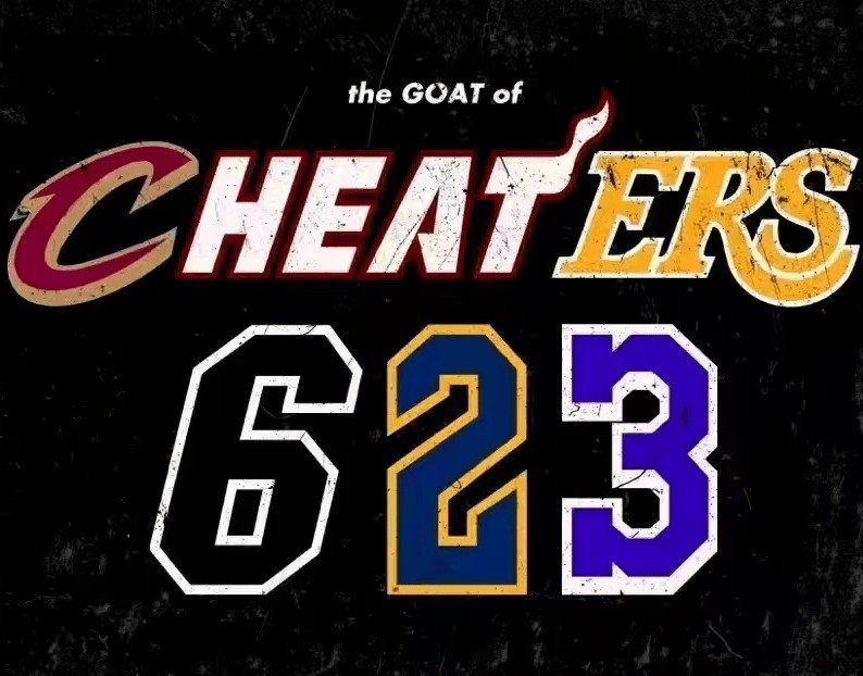 theGOATofCHEATER，真的太形象了，骗子/作弊者/渣男好像都