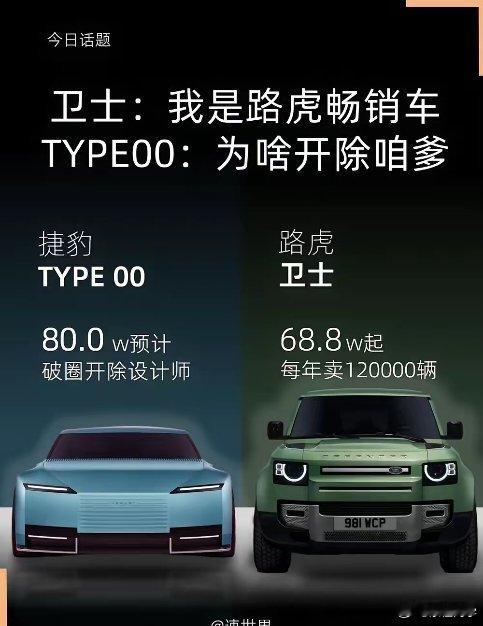 为何创造路虎卫士的捷豹设计师被解雇？1️⃣有报道说GerryMcGovern是