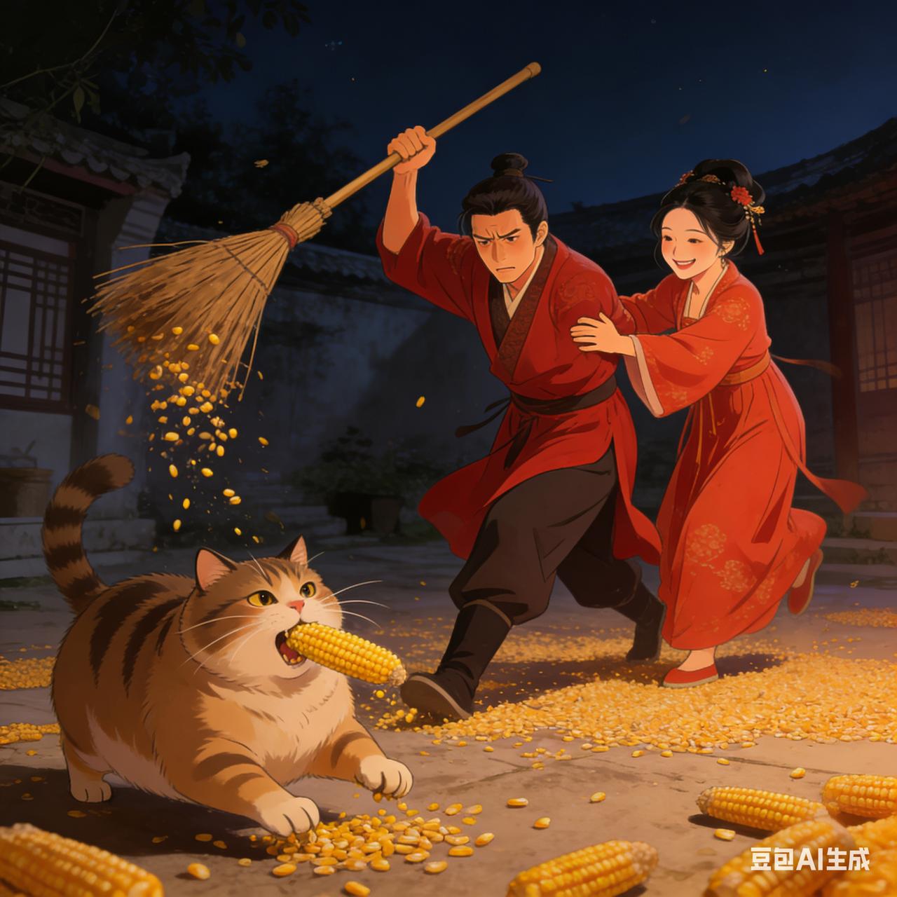 古代夫妻搞笑段子有对夫妻刚成亲不久，夜里丈夫翻来覆去睡不着，妻子问：“你咋还