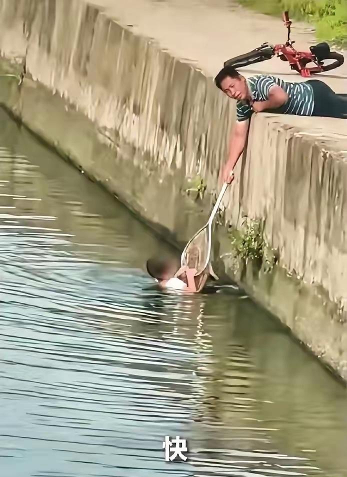 “被人民日报点赞了！”广东东莞，一男孩不慎掉入水中，手一直靠着岸壁扑通扑通求助，