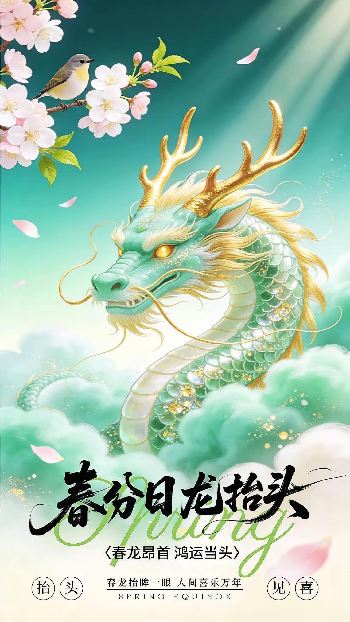 百年一遇双吉日！春分邂逅龙抬头，3月20日22:45，全家喜迎福气2026年3