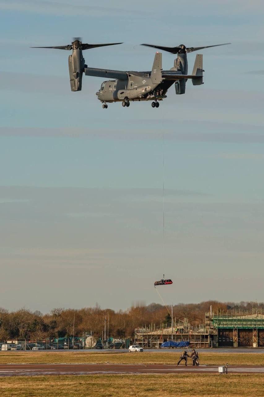 英国米尔登霍尔空军基地观测到美国特种部队活动异常频繁。军方正在开展CV-2