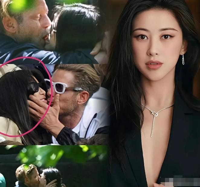 所以说年轻的时候不要玩得太开了，黑历史都是高清的。朱珠早期国外留学和谈外国男友