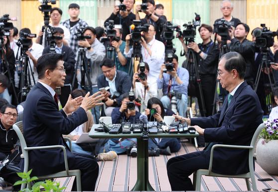 韩德洙与金文洙整合破裂，国民力量党考虑与李俊熙联合随着金文洙（国民力量党候选
