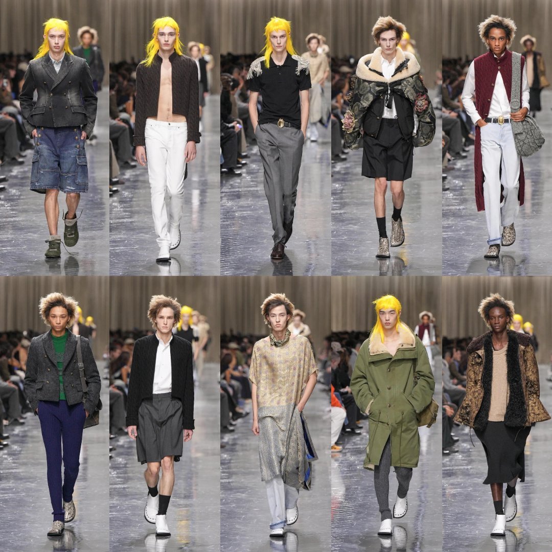 DIOR大秀男装周巴黎男装周JonathanAnderson×迪奥大秀J