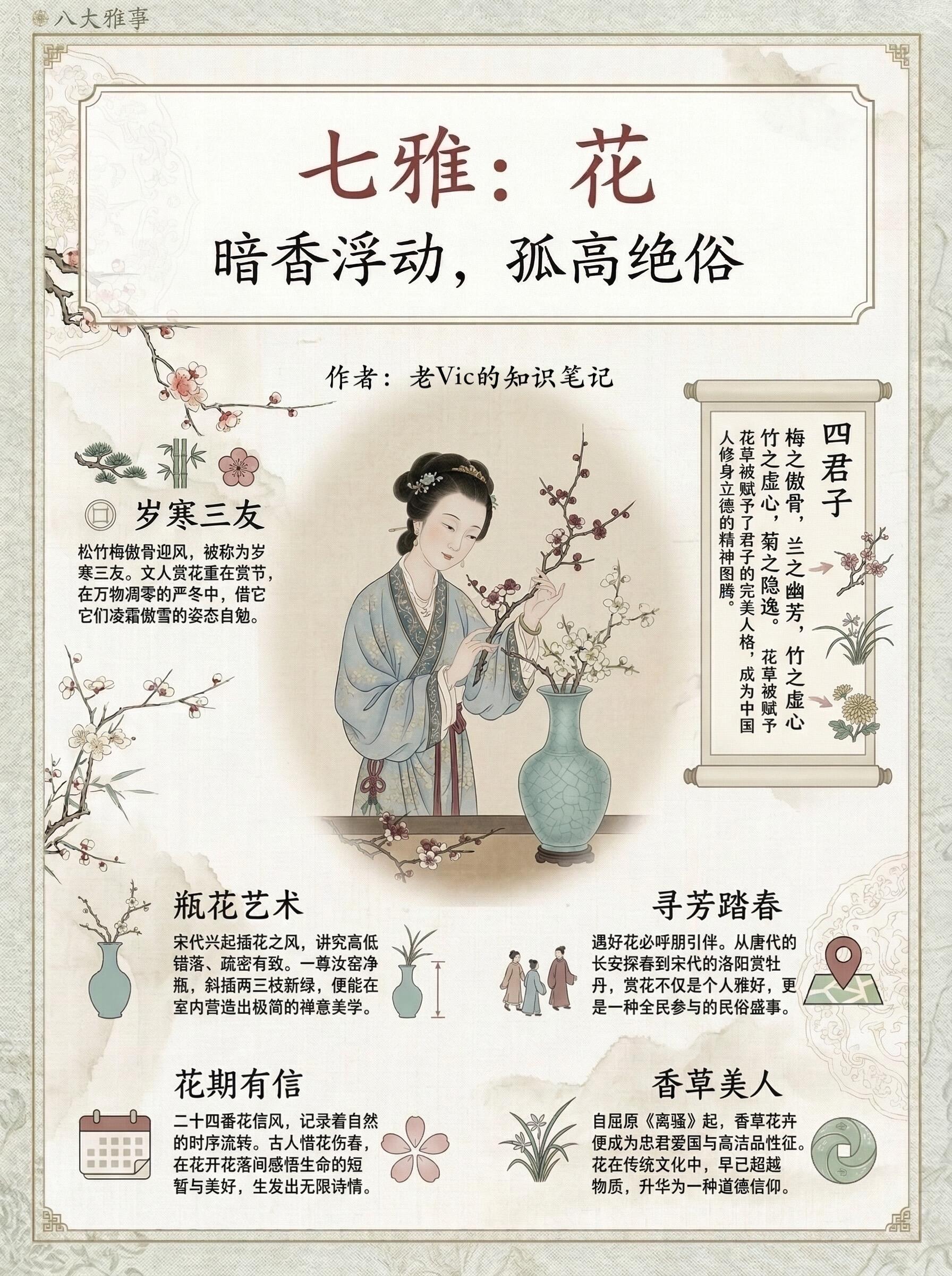 「传统文化」八大雅事：琴棋书画诗酒花茶