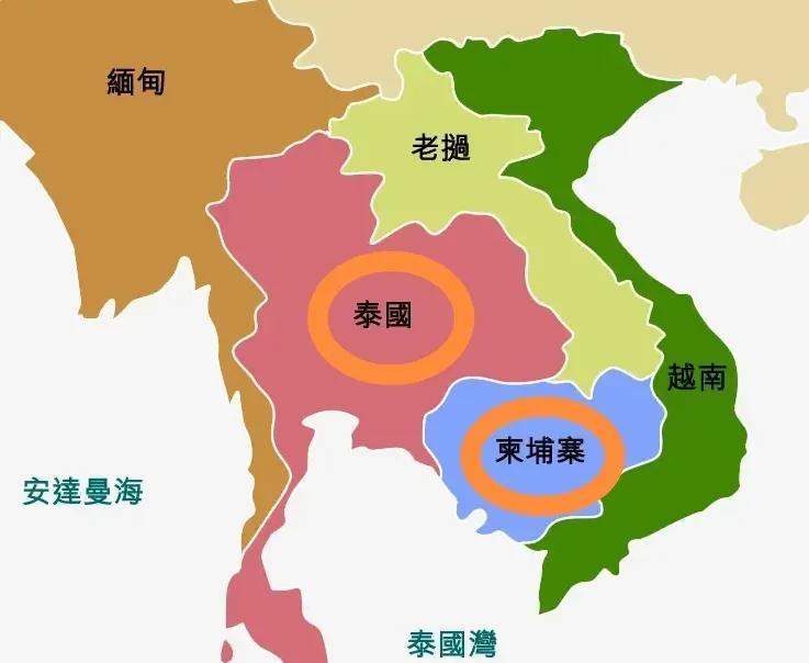 从实力地位出发，泰国想要收拾柬埔寨的话，简直太简单了，真打起来大概就是初中生打幼
