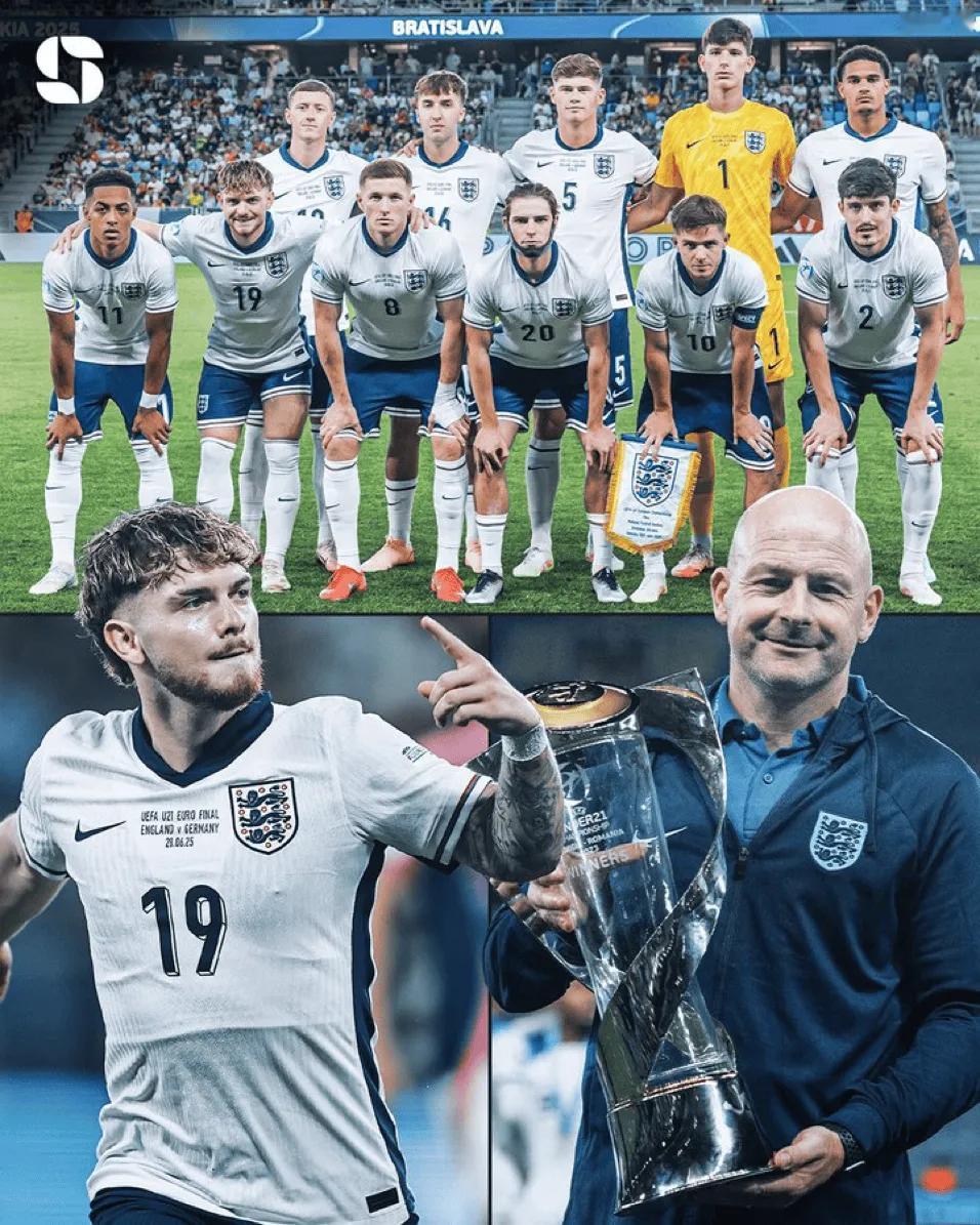 英格兰欧青赛三狮幼崽⚽英格兰青年军太狠了！4次捧起欧青赛冠军奖杯，历史榜单上