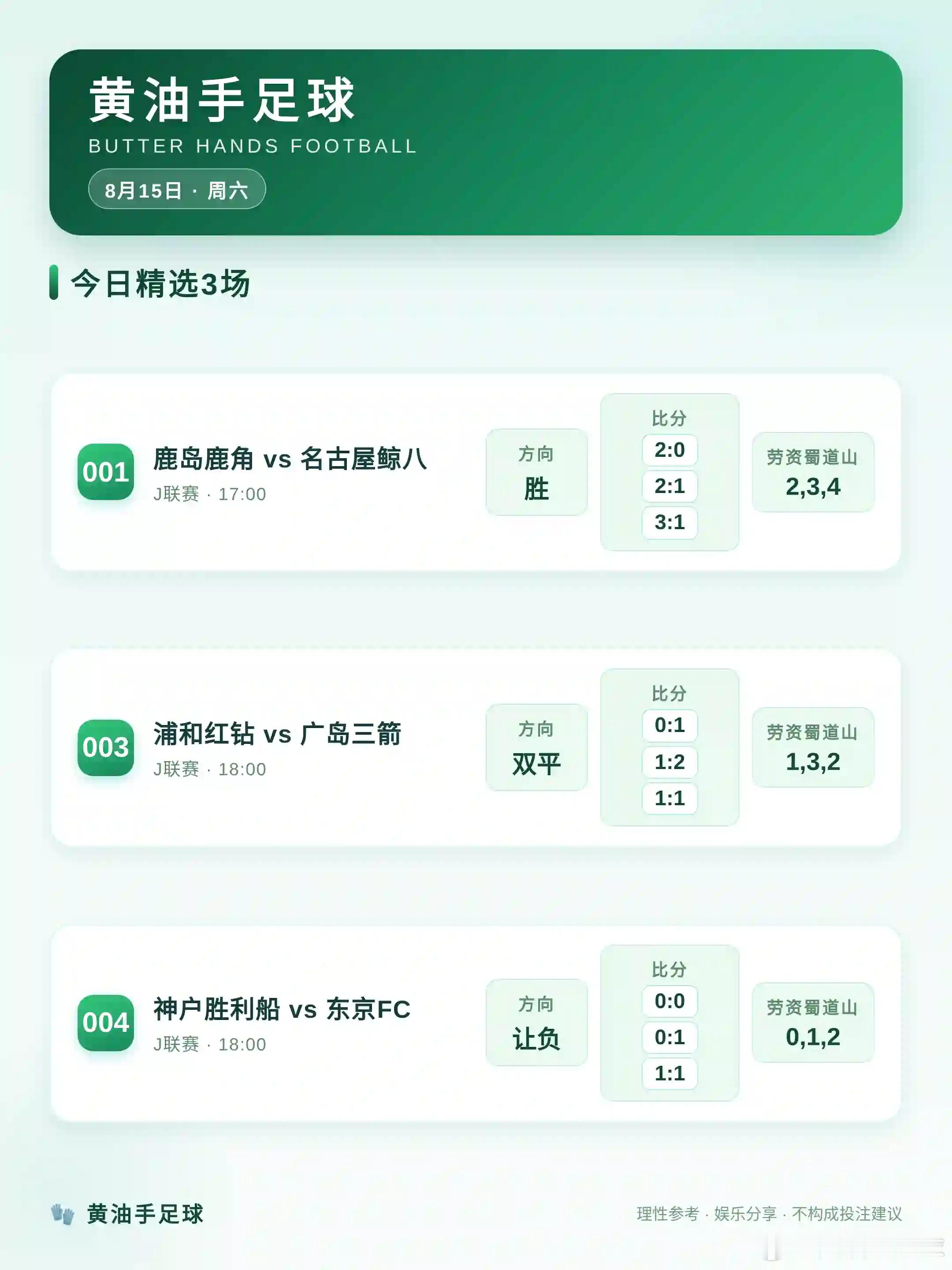 早场小日子足球竞彩足球日职联