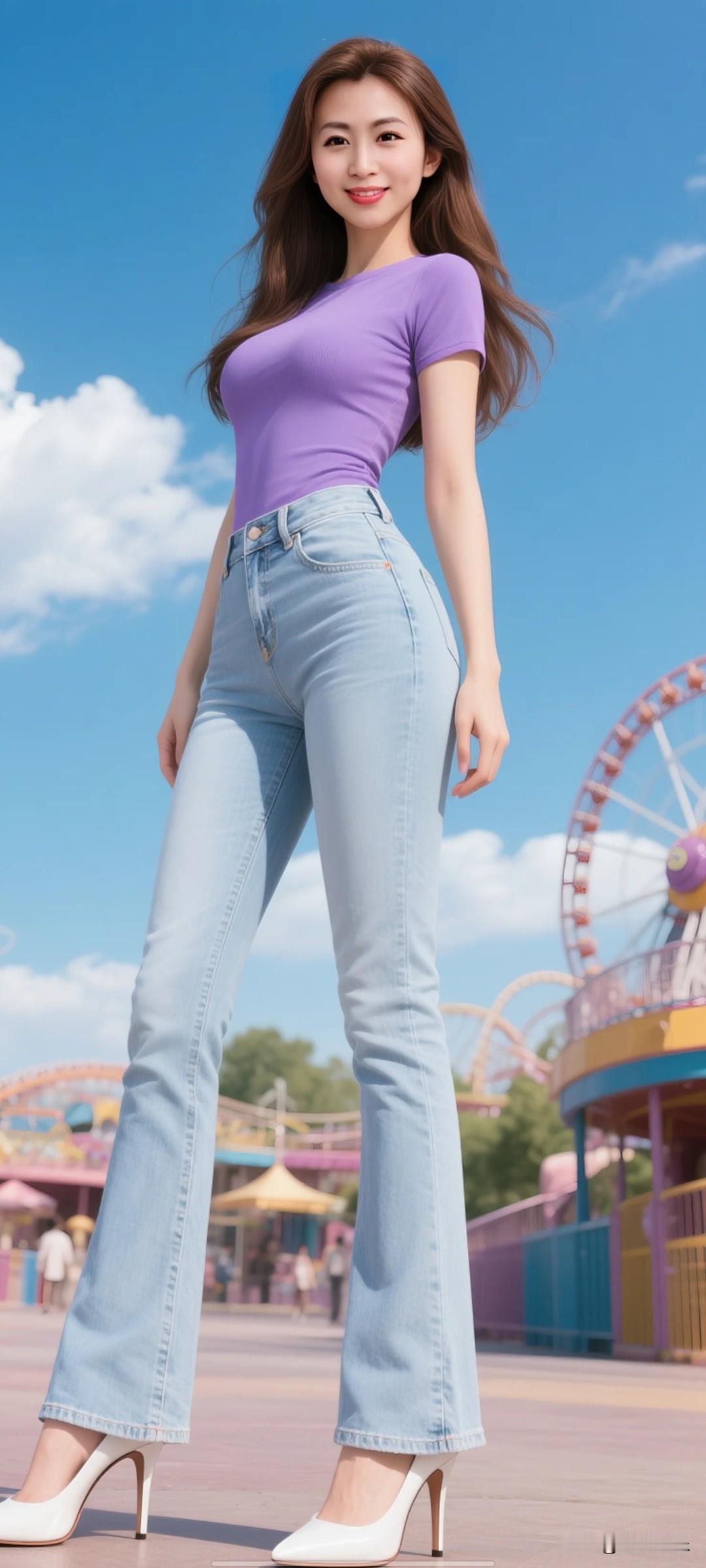 晒图笔记大赛3D建模，真人写真，64K高清，网红美女白洁，身高1.70米，皮肤白