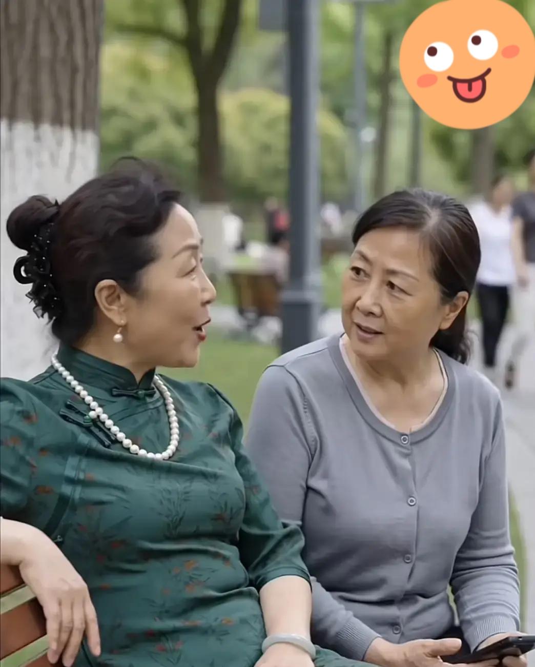 一个女人向另一个女人炫耀：我儿子在国外做高管，年入百万，生活非常优越。​另一个