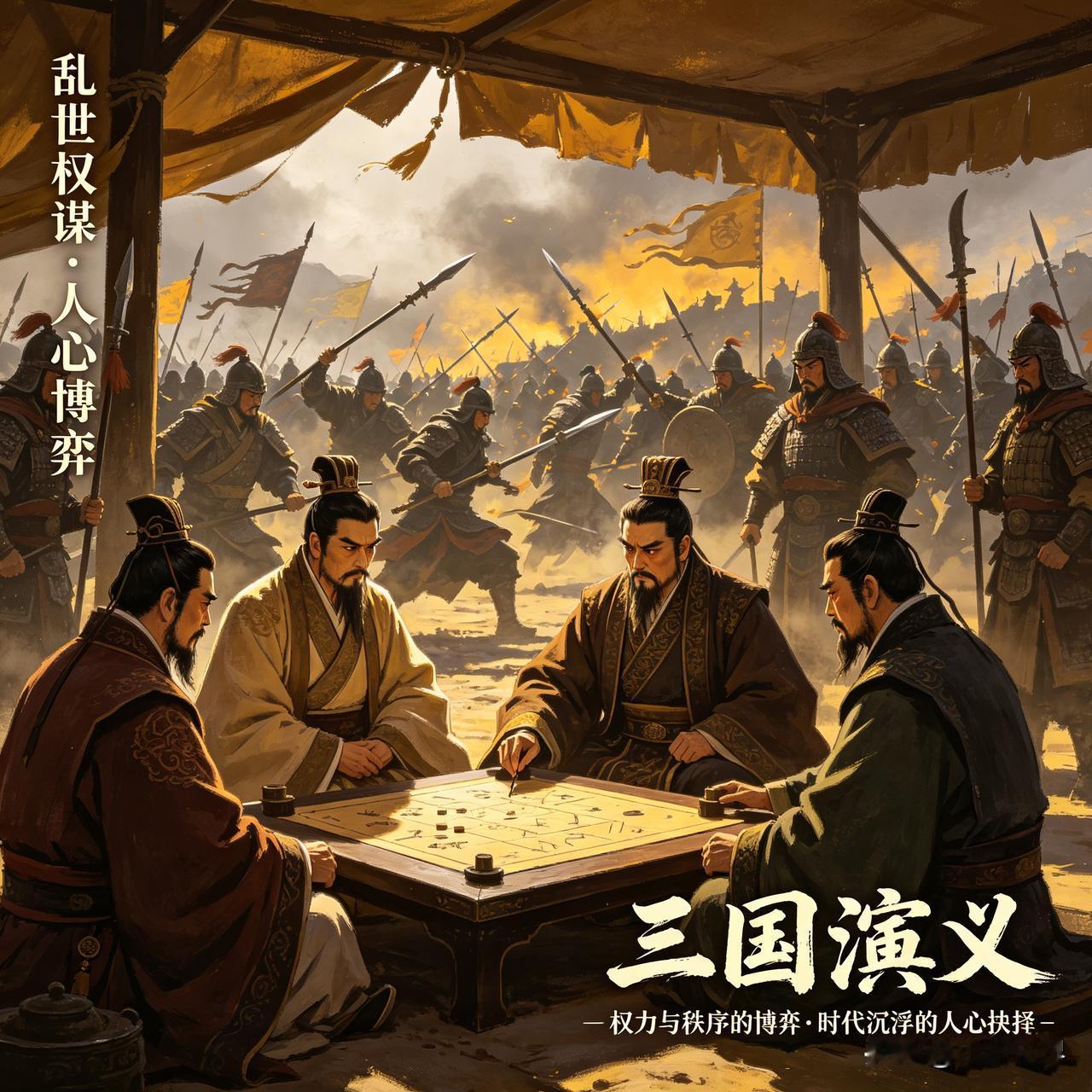 四大名著新讲法，一句话加诠释1. 《三国演义》：乱世权谋，人心博弈是