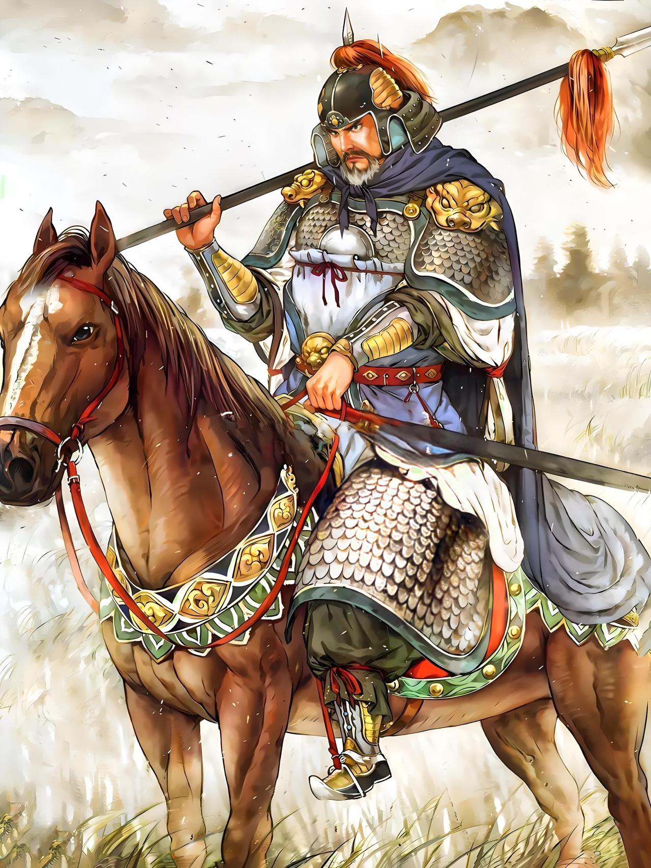 一个人，一杆铁枪，在谷底乱军中杀得尸横遍地、血流成河。不是神兵，不是天将，是后梁